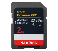 Karty pamięci - SanDisk Extreme PRO SDXC 2TB 250/150MB/S SDSDXXD-2T00-GN4IN - miniaturka - grafika 1