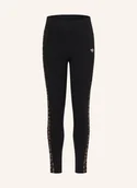 Spodnie i spodenki dla dziewczynek - Adidas Originals Legginsy 3-Paski schwarz - adidas Originals - miniaturka - grafika 1