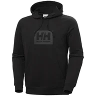 Bluzy sportowe męskie - Męska bluza Helly Hansen Hh Box Hoodie Rozmiar: S / Kolor: czarny - miniaturka - grafika 1