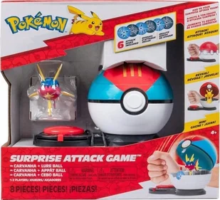JAS POKEMON SURPRISE ATTACK CARVANHA W5 - Figurki dla dzieci - miniaturka - grafika 1