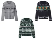 Swetry dla chłopców - esmara Sweter dziecięcy ze świątecznym wzorem - esmara® - miniaturka - grafika 1