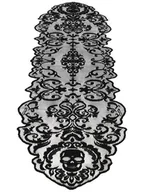 Balony i akcesoria - DEKORACYJNY BIEŻNIK Z CZASZKAMI 180 X 35 CM - miniaturka - grafika 1