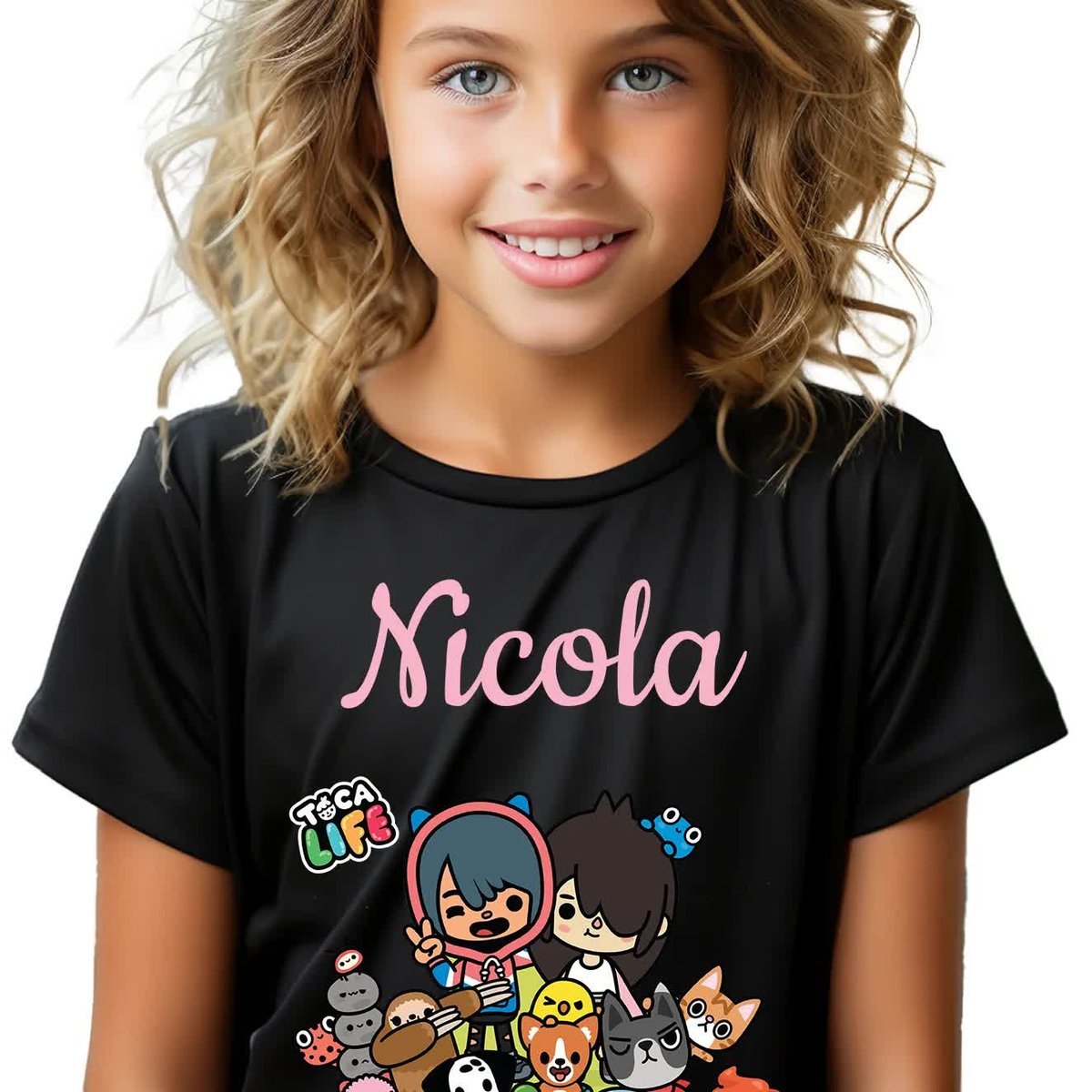 Koszulka Dziecięca TOCA BOCA Imię NICOLA ROZMIAR 146 cm (12 - 13 lat)