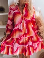 Sukienki - Sukienka BRANTONA różowa Dstreet EY2043z - miniaturka - grafika 1