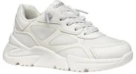Buty dla dziewczynek - Geox J Loftus Girl B Sneakersy dziewczęce, biała, 27 EU - miniaturka - grafika 1