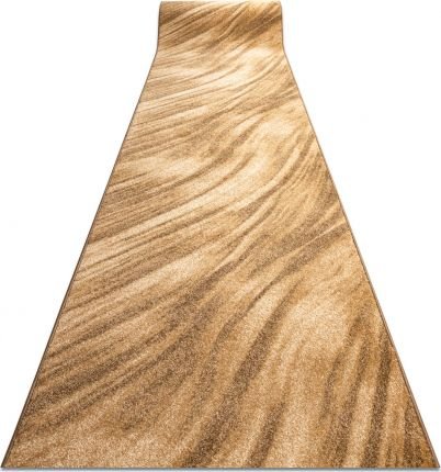 Dywany Łuszczów Chodnik KARMEL FRYZ - SAKA beż 80 cm, 80x880 cm