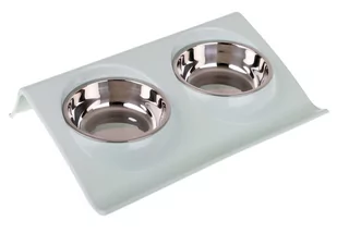 Miska Dla Psa Kota Miski Na Stojaku Metalowa 2SZT - Miski dla psów - miniaturka - grafika 1