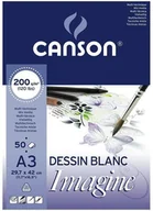Podobrazia, bloki, papiery - Canson Blok DO RYSUNKU I AKWARELI IMAGINE 200G A3 50ARK 200006007 - miniaturka - grafika 1