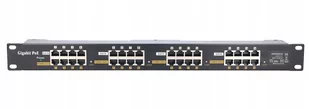 MikroTik Iniektor PoE 12v48V DC 650mA Max 1G Ethernert 19"" Rack Panel PoEIN16G (PoE_IN_16G) - Wtyczki i adaptery - miniaturka - grafika 2