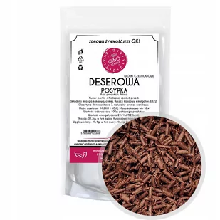WIÓRKI CZEKOLADOWE DESEROWE posypka na tort 250g - Dodatki do ciast w proszku - miniaturka - grafika 1