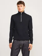 Swetry męskie - Jack & Jones Sweter w kolorze czarnym - miniaturka - grafika 1