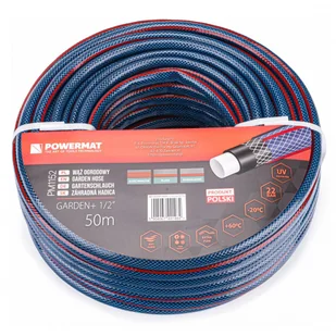 Powermat Wąż ogrodowy GARDEN+ 1/2" 50m - Węże ogrodowe i zraszacze Powermat Wąż ogrodowy GARDEN+ 1/2" 50m - Węże ogrodowe i zraszacze - miniaturka - grafika 1