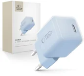 Zasilacze do laptopów - TECH-PROTECT NCM25 1-PORT NETWORK CHARGER PD 25W BABY BLUE - miniaturka - grafika 1