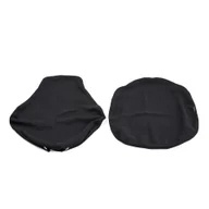 Podnóżki, podpórki, podkładki - Kompletna tapicerka do krzesła biurowego HURRAY, siedzisko + niskie oparcie, czarny - miniaturka - grafika 1