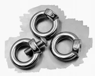 Śruby i nakrętki - M6 NAKRĘTKA Z UCHEM OCZKIEM KWASOODPORNA inox nierdzewna A4 582 (1) - miniaturka - grafika 1