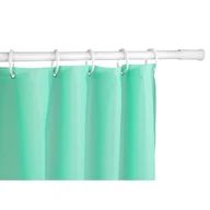 Akcesoria łazienkowe - Allstar Drążek teleskopowy do zasłon kolor biały 22 mm 110-185 cm Allstar 23061100 - miniaturka - grafika 1