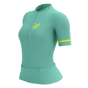 COMPRESSPORT Koszulka kompresyjna do biegania damska TRAIL POSTURAL SS TOP shell blue - Koszulki sportowe męskie - miniaturka - grafika 8