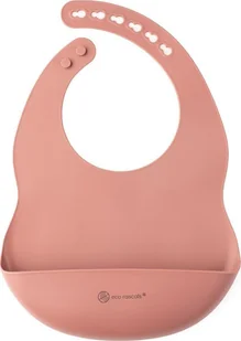 ECO RASCALS ECORASCALS Śliniak silikonowy ROSE one size - Śliniaki i fartuszki - miniaturka - grafika 1