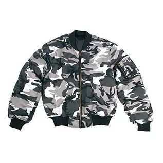 Kurtki męskie - Mil-Tec męska kurtka Bomber, Urban, L 10401022-904 - grafika 1