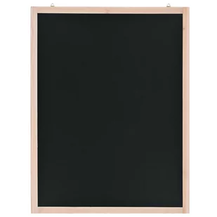 Wisząca tablica kredowa, drewno cedrowe, 60 x 80 cm - Tablice i flipcharty - miniaturka - grafika 1