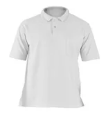 Odzież robocza - LEBER HOLLMAN biała white koszulka robocza polo__S - miniaturka - grafika 1