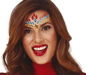 Stroje karnawałowe - NAKLEJKI 3D NA TWARZ, KRYSZTAŁKI SUPER HERO - miniaturka - grafika 1