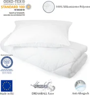 Kołdry - H&F zestaw kołdra i poduszka 155x200 4 pory roku + poduszka 50x70 poszycie kołdry i kołdry: 100% mikrofibra certyfikat Oeko-TEX wypełnienie: kołdra 1120g, poduszka 550g - miniaturka - grafika 1