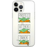 Etui i futerały do telefonów - Etui Star Wars dedykowane do Samsung F62 / M62, wzór: Baby Yoda 009 Etui częściowo przeźroczyste, oryginalne i oficjalnie licencjonowane - miniaturka - grafika 1