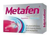 Przeziębienie i grypa - Polfa Metafen 10 szt. - miniaturka - grafika 1