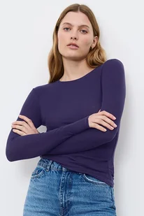 Koszulka Beauty Layers fioletowa z długim rękawem M - Koszulki i topy damskie - miniaturka - grafika 1