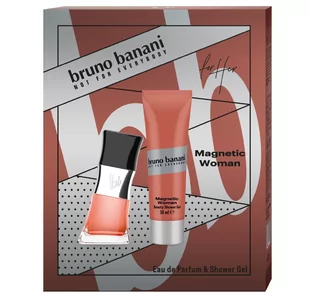 BRUNO BANANI Zestaw prezentowy Magnetic Woman (Woda perfumowana 30ml+Żel pod prysznic 50ml)) - Kosmetyki do kąpieli - miniaturka - grafika 2