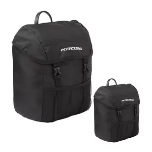 Kross Sakwa na bagażnik ROAMER FRONT BAG 12L czarna T4CTO000028 - Sakwy rowerowe - miniaturka - grafika 1