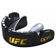 Ochraniacze do sportów walki - Opro Ochraniacz na Zęby UFC Gold GEN2 Braces Czarny/Srebrny pod Aparat Ortodontyczny - miniaturka - grafika 1
