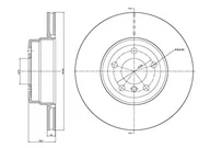 Szczęki hamulcowe - METELLI Tarcza hamulcowa 23-1041C - miniaturka - grafika 1