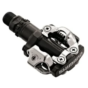 SHIMANO Pedały SPD PD-M520 srebrny / Wersja zestawu: podstawowy EPDM520S - Części rowerowe - miniaturka - grafika 1