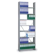 Szafy i regały magazynowe - B2B Partner regał archiwalny z bocznymi ścianami 277024 - miniaturka - grafika 1