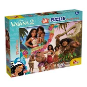 Puzzle - Lisciani, Disney, Vaiana 2 puzzle DF M-Plus, 48 elementów - miniaturka - grafika 1