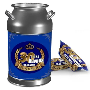 KRÓWKI upominki na urodziny metalowa kanka SKARBONKA - Cukierki - miniaturka - grafika 1