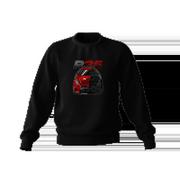 Odzież do sportów motorowych - Czarna bluza Nissan Skyline GT-R R35 Liberty Walk-XXL - miniaturka - grafika 1
