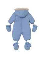 Kombinezony dla dzieci - Mayoral Kombinezon 2615 Niebieski Regular Fit - miniaturka - grafika 1