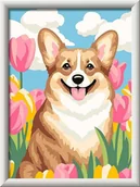 Zabawki kreatywne - CreArt for Kids Floral Corgi - miniaturka - grafika 1