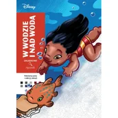 Poradniki dla rodziców - Art therapy. Kolorowanka antystresowa. Disney. W wodzie i nad wodą. Zagadkowe rysunki - miniaturka - grafika 1