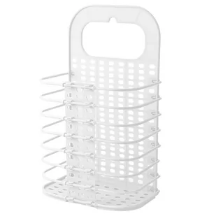 Wiszący kosz na pranie - biały - Kosze na bieliznę - miniaturka - grafika 1