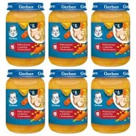 Dania dla dzieci - Gerber Obiadek bukiet jarzyn z cielęciną i kluseczkami dla niemowląt po 8 miesiącu zgrzewka 6 x 190 g - miniaturka - grafika 1