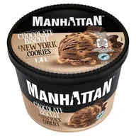 Lody i desery lodowe - Manhattan Lody czekoladowe i lody o smaku ciasteczkowym z Nowego Jorku 1400 ml - miniaturka - grafika 1