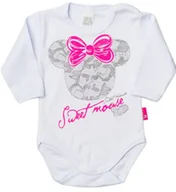 Body dla niemowląt - BODY NIEMOWLĘCE DŁUGI RĘKAW RĘKAWEK ROZM. 56 Pampicio - miniaturka - grafika 1