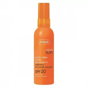 Ziaja Sopot Sun Suchy olejek w żelu Spf 20 90ml - Balsamy i kremy do opalania - miniaturka - grafika 1