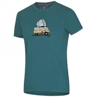 Koszulki sportowe męskie - Koszulka męska Ocún Classic T Men Bus-Stone Rozmiar: L / Kolor: turkusowy - miniaturka - grafika 1
