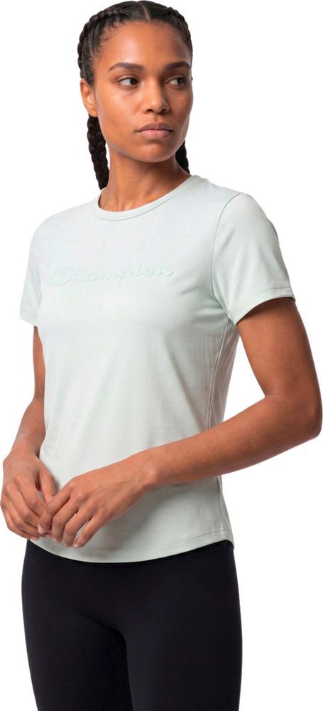 Champion Koszulka damska Champion SS Tee jasnozielona 119020 BS232 M