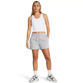 Koszulki sportowe damskie - Damskie spodenki dresowe Under Armour Rival Fleece Short - szare - UNDER ARMOUR - grafika 1